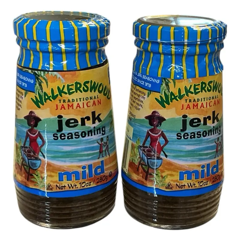Walkerwood Mild Traditional Jamaican Jerk Seasoning - 10oz, Set of 2