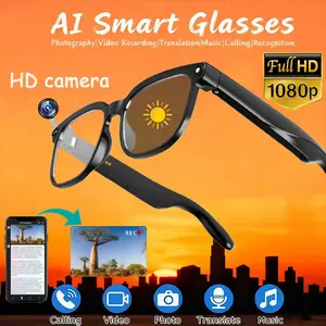 Multifunctional Bluetooth Smart Glasses AI Smart  Camera Glasses With 8MP Photochromic Lenses,Touch Button Control,Travel, Outdoor Cycling & Adventure,Bluetooth Wireless Wearable Hands-Free Photography,160+Languages Real-Time Translation ,UV Protection