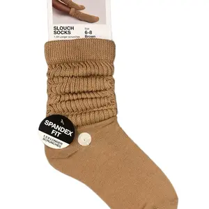 WOMENS COMFORTABLE SLOUCH COLORFUL SOCKS