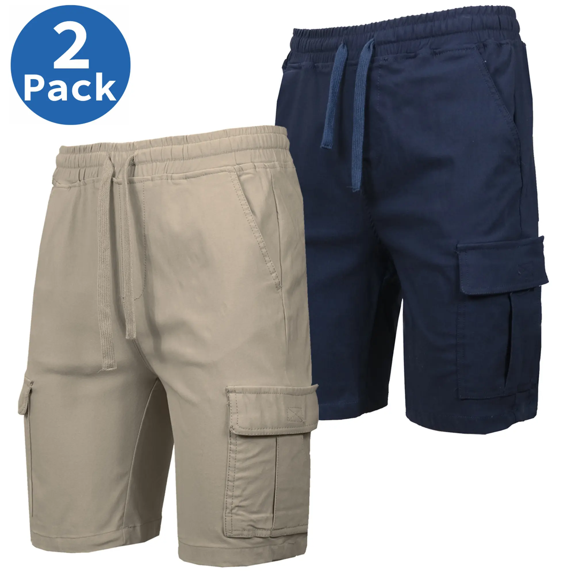 (2 Pack) Navy-Khaki