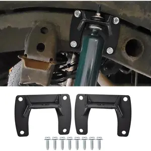 2PCS Rear Outboard Shock Mount Repair Kit, Rear shock Bracket for Toyota 4Runner 1996-2002 Steel Shock Absorber Suspension Bracket Struts Mount Kit