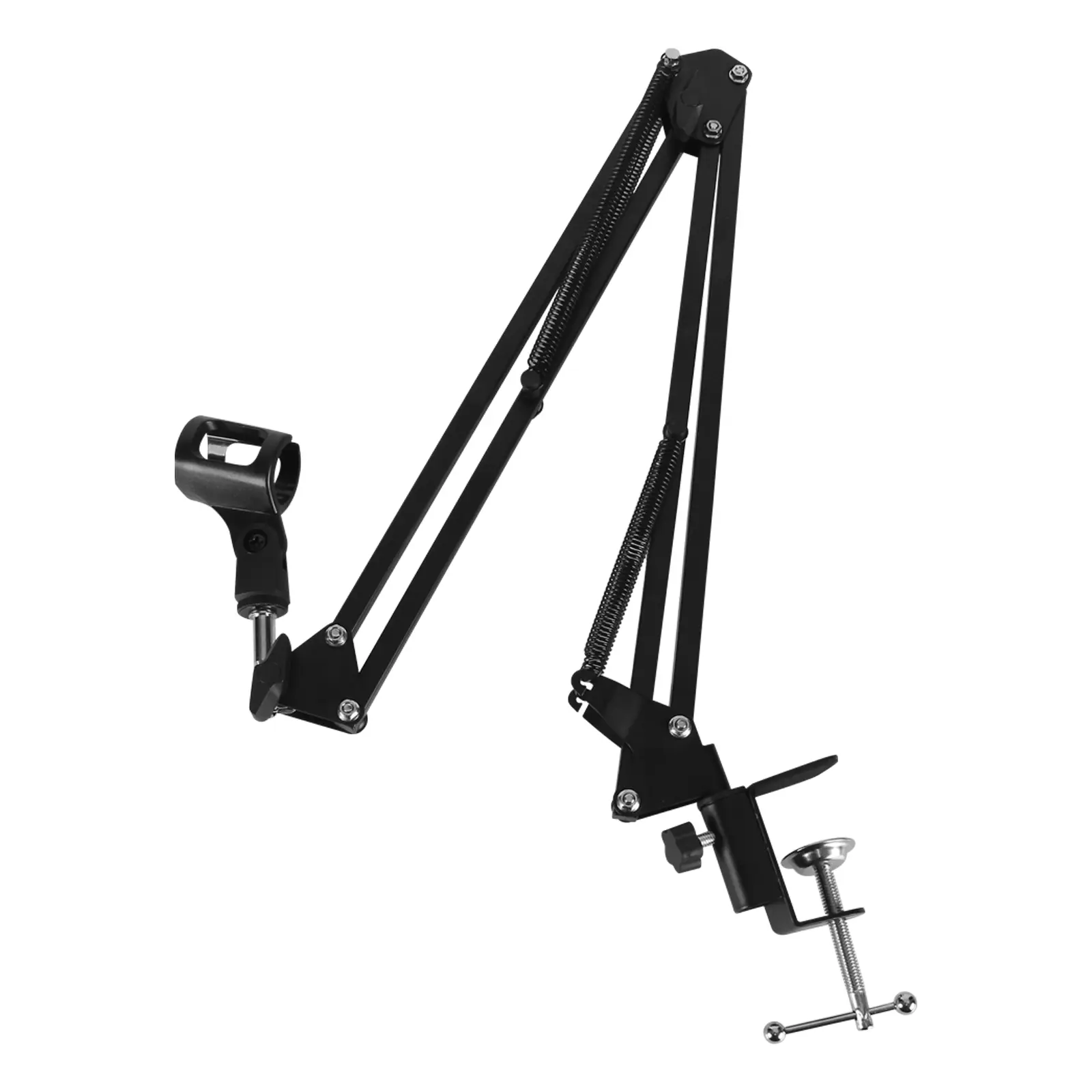 HyperX Professional Mic Boom Arm - Heavy-Duty Adjustable Studio Stand with C-Clamp Mount, 360° Rotation, Durability and Flexibility for Podcast Setup, Streaming Setup, Compatible with QuadCast, SoloCast