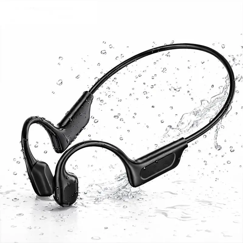 G06 Bone Conduction Neckband Wireless Earphones with Bluetooth 5.4, Waterproof Sports Design, 360° Flexible Bending, Lightweight & Comfortable Fit, Long Battery Life, Wireless Headphones for Music, Calls & Sports, Compatible with Android & iOS, He