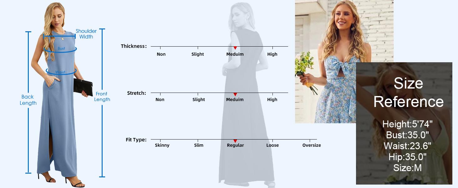 GRECERELLE 2026 Women Summer Round Neck Casual Loose Split Wrinkle-Free Long Maxi Vacation Dress with Pockets