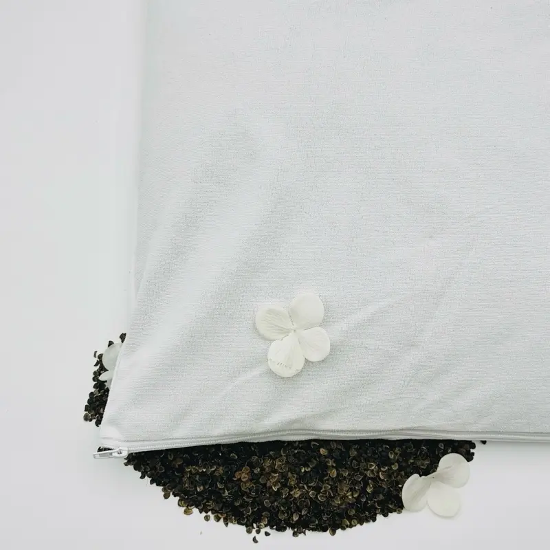 Buckwheat Hulls Pillow - Natural Cotton, Ergonomic, Extra-Filled, Handmade with Waterproof Cover, Breathable, Anti-Allergic for Neck & Shoulder Pain Relief