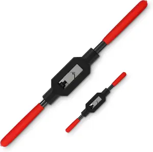 2 count Adjustable Tap Wrench Handle Tool Ratcheting for Tap Reamer (1/4"-3/4",1/16"-1/4")