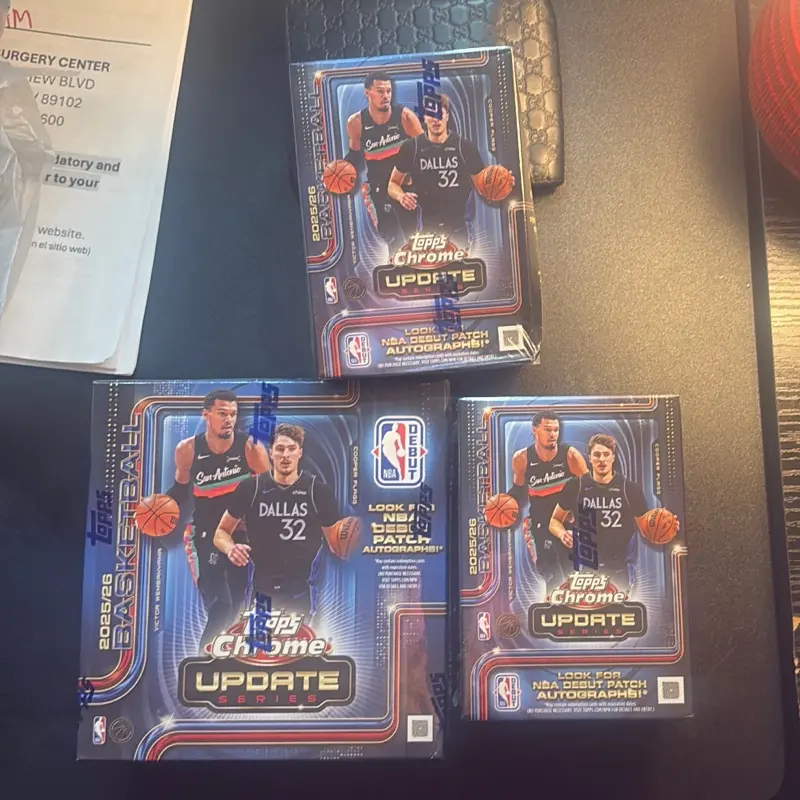 2025/2026 TOPPS Chrome Update Wax Pack Team Break Experience