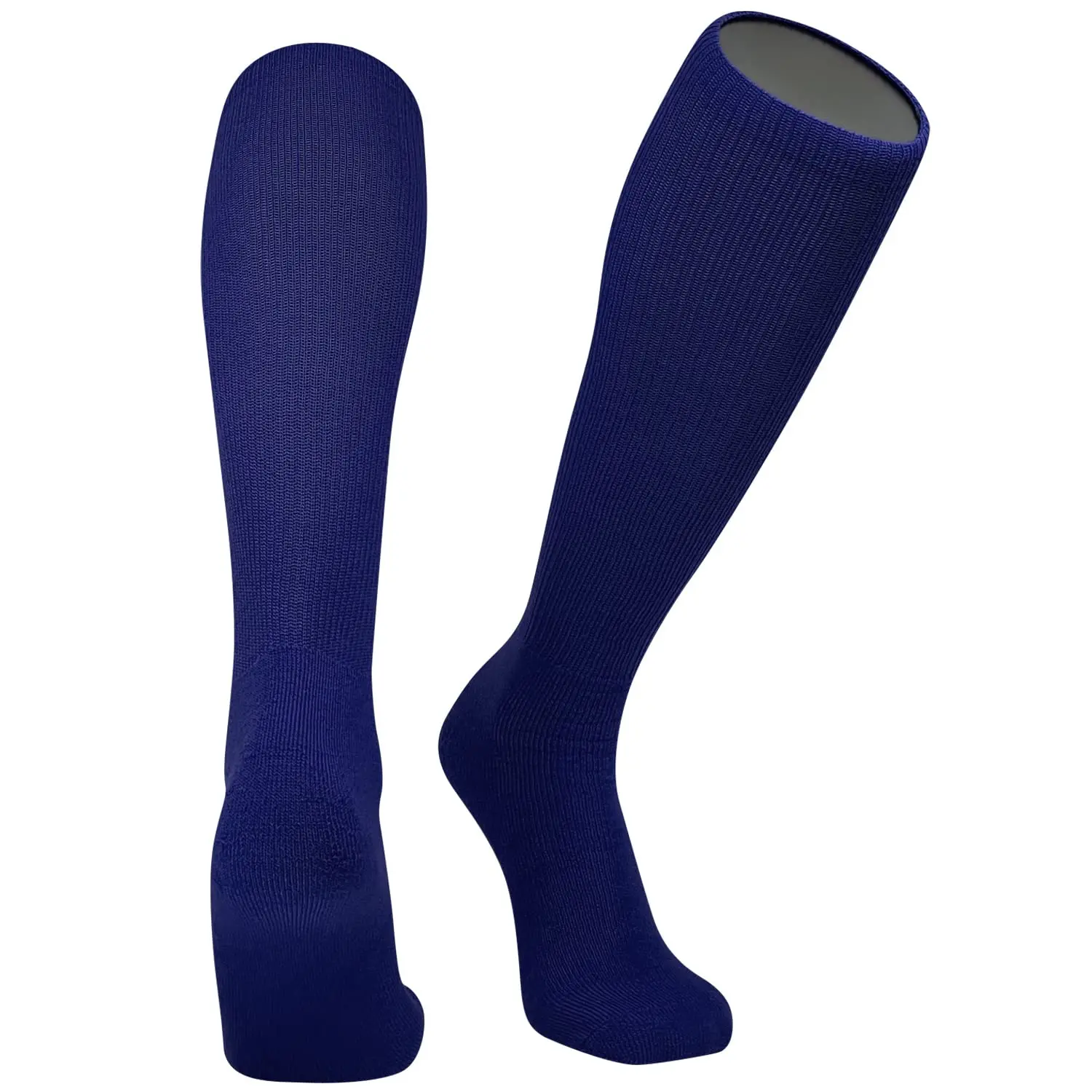 Mk Socks All Sport Knee High Long Baseball Football Tube Socks, Navy (XS)