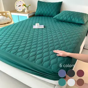 2pcs/3pcs Waterproof & Hypoallergenic – Deep Pocket 12" (30cm), Soft Breathable Bedding Mattress Cover for Home, Apartment, Dorm – Ideal for Kids, Pets & Elderly (Includes Pillowcases)