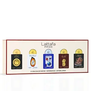 Lattafa Pride Eau de Parfum Gift Set Collection No.3 (5 x 20ml) | Unveil Your Signature with Lattafa Pride (Gift Set)