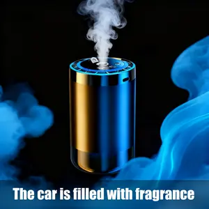 Smart Car Air Freshener Diffuser With Star Projector 5 Adjustable Modes 360° Air Purifier Nano Mist and Lights For Car Office Desktop Bedroom