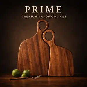 Acacia Cutting Board for Charcuterie, Cheese, Meat and Vegetables, Rectangular Wooden Food Prep Board with Natural Wood Grain