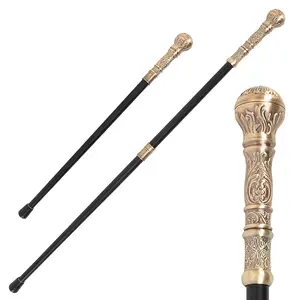 Antique Bronze Alloy Street Style Gentleman's Cane – British Punk Scepter, suitable for both men and women, ideal for stage performances, escape rooms, and script props, perfect for cosplay and parties