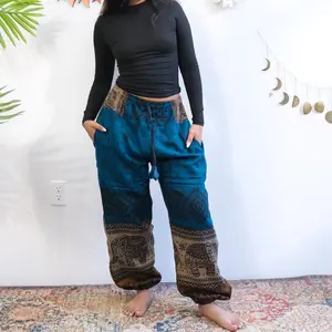Karma Nepal Crafts Handmade  Winter Trousers, Warm Unisex Trousers, Wool Blend Pants, Yoga Pants, Loungewear, Non Itchy Men/Women Pants