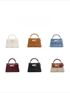 Trapezoidal Handbag Upgrade Fashion Kelly Bag Simple Shoulder Crossbody Bag for Women, Stylish and Versatile Ladies' Accessory