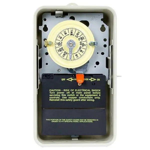 Intermatic 220V Non-Wi-Fi Cord Switch, Indoor & Outdoor Timer Switch in Metal Enclosure, Non-Wi-Fi Cord Switches