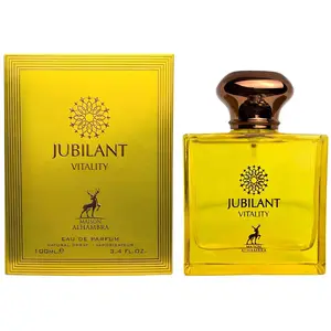 Maison Alhambra Jubilant Vitality – Citrus, Spicy, Green, Amber – Eau de Parfum Spray Long-Lasting Fragrance for Unisex, 3.4 Ounce / 100 ml