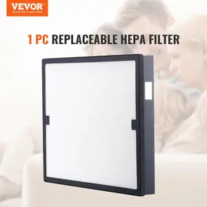 VEVOR HEPA Air Filter, TikTokShopBlackFriday, 15.75'' x 15.75'' Air Filter Replacement, High-efficient Stage 3 Filters Compatible with BlueDri & VEVOR Scrubber, Air Purifiers, Water Damage Restoration Equipment