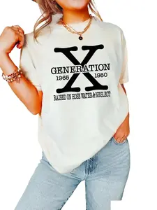 Gen X Colors TShirt Generation X T-Shirt Gen X TShirt Generation X Shirt Raised On Hose Water and Neglect Shirt Generation X Shirt