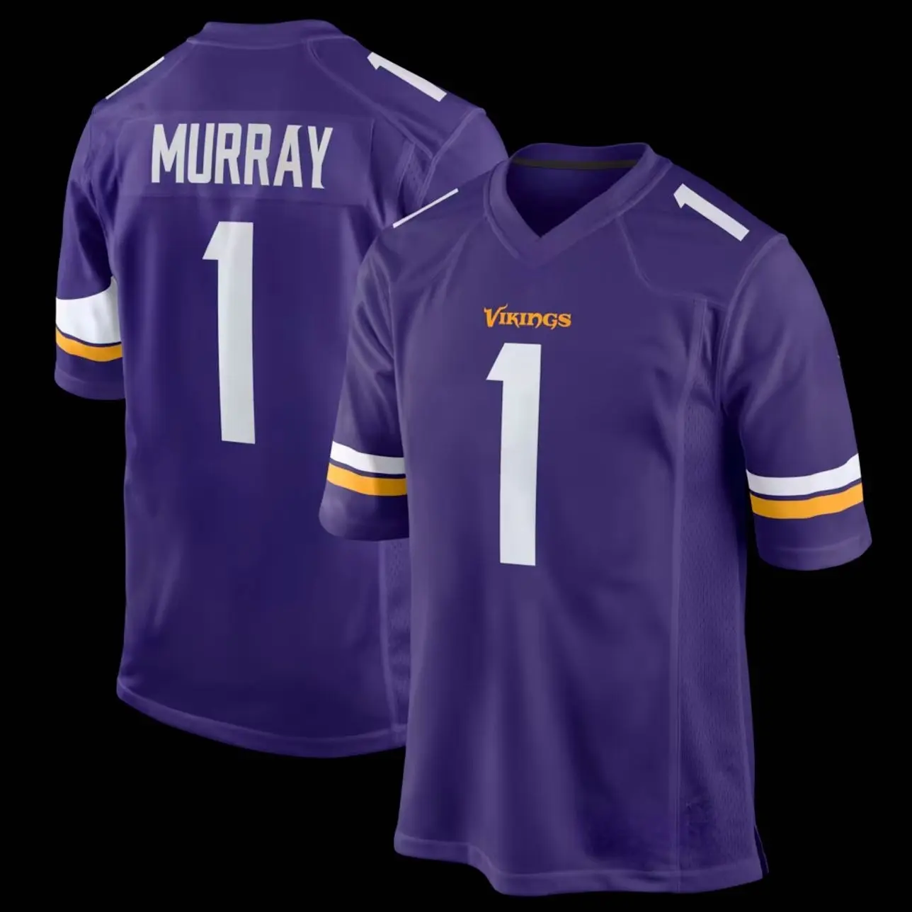 Unisex Football inspired by Murray 1 Minnesota Game Player Game Jersey - Purple