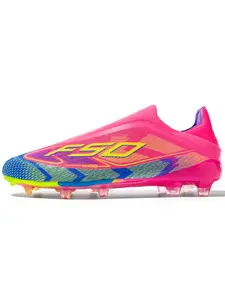 Men's High-Quality Football Shoes, Lightweight Breathable Design, Long Studs, Anti-Slip, Durable Tpu Sole, Training & Outdoor Use, Soccer Boots, Football Cleats