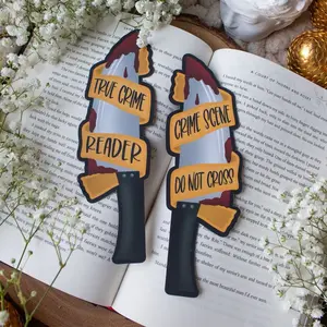 True Crime Reader Bookmark | Crime Scene Do Not Cross