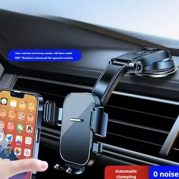 Strong Suction Cup Car Phone Holder Mount 360 Degree Rotatable Dashboard Stand for All Smartphones Universal Adjustable Non Slip Accessories for Driving