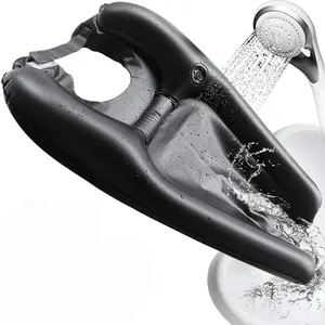 Inflatable Shampoo Basin, Portable Foldable Inflatable Shampoo Pillow, PVC Bathroom Gadgets for Home Use, Bathroom Supplies, Support, Folding