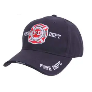 Deluxe Fire Department Low Profile Cap