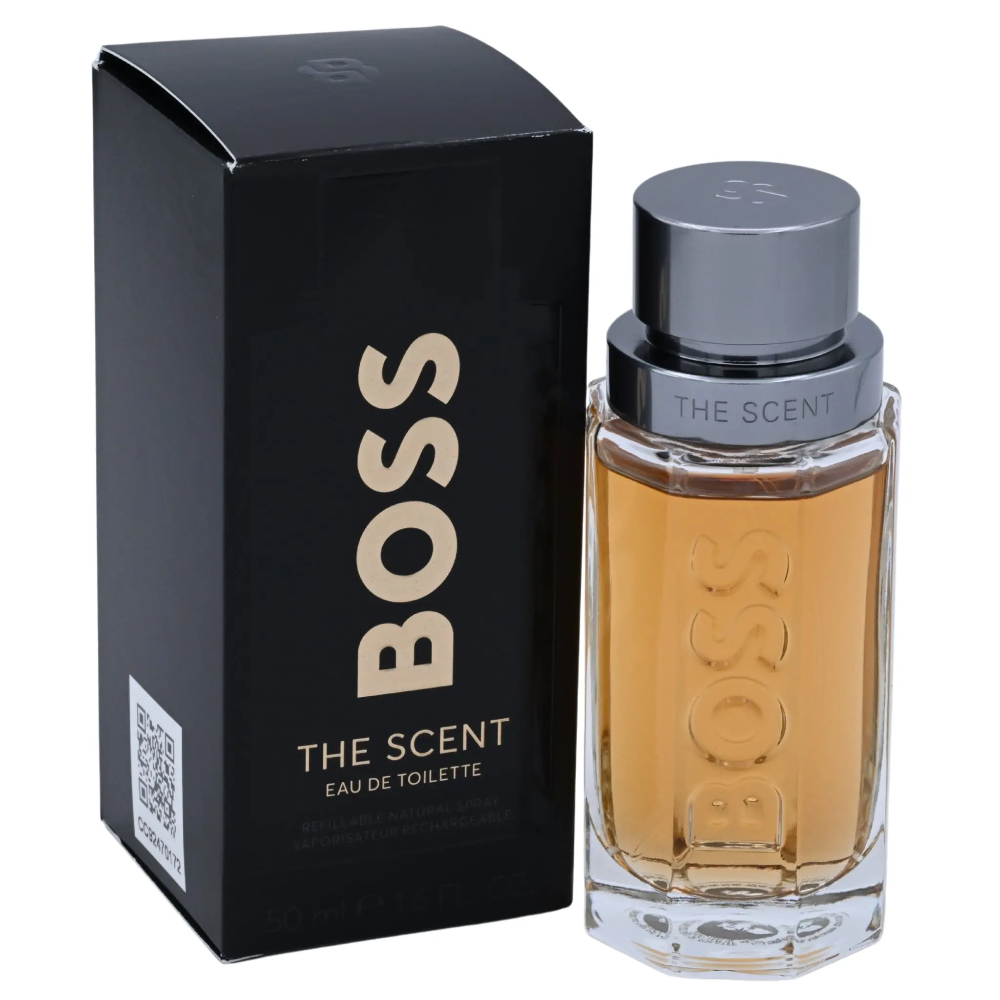HUGO BOSS THE SCENT Men's Luxurious Alcohol-Based Fragrant Masculine EDT Fragrance, 1.6 oz-1.7 oz, New Box, Suitable for Day/Night Use, Luxurious Men's Fragrance, Alcohol-Based Men's Fragrance