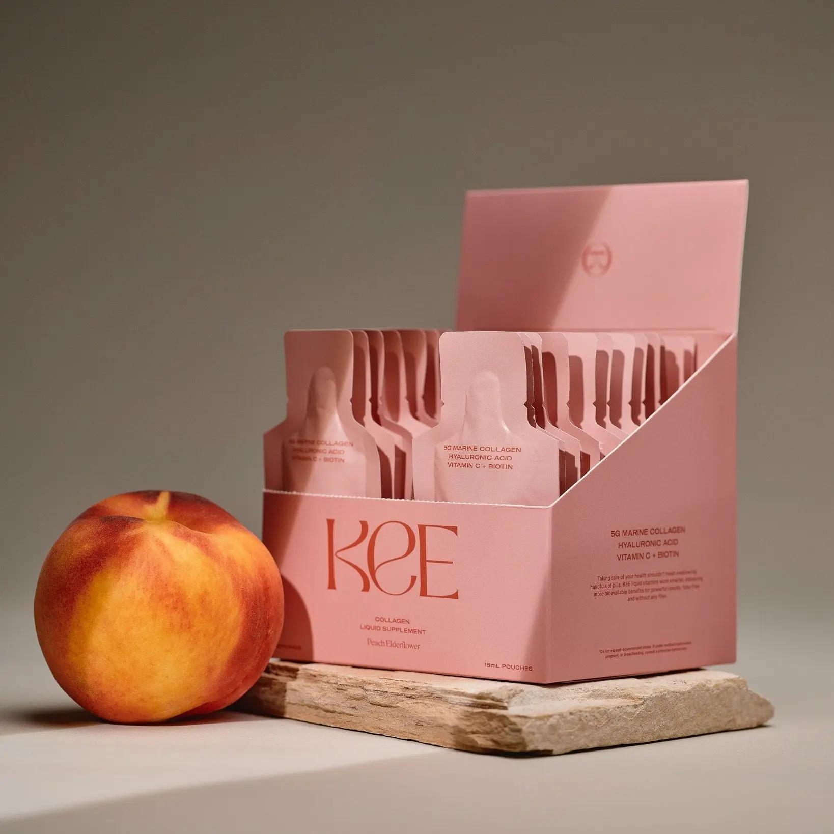 Liquid Marine Collagen Sachet - Peach Elderflower