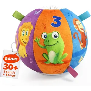 Interactive Baby Ball with 30+ Sounds & Songs Toys for 1 Year Old Boys & Girls Baby Toys 6-12+ Months Musical Crawling Ball for Toddlers 1-3 Perfect 1st Birthday Gift