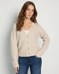 Amour Soft Waffle Cardigan
