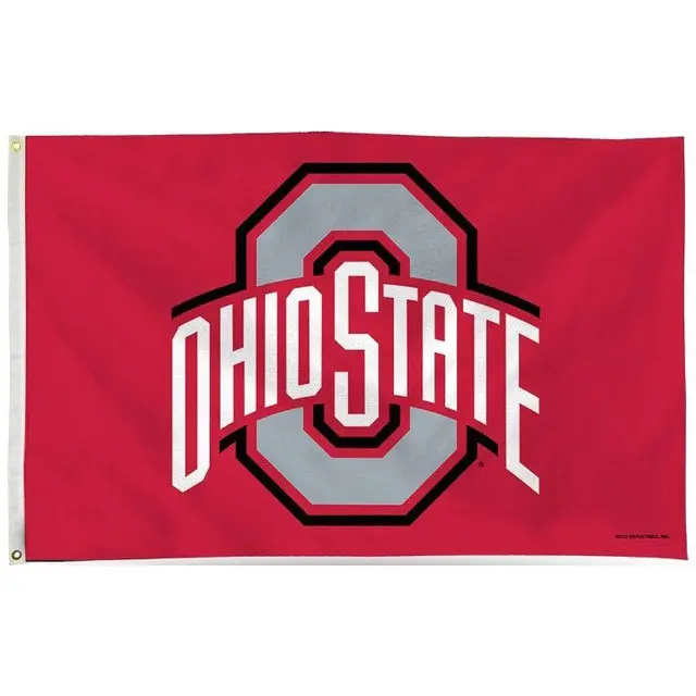 Ohio State Buckeyes 3x5 ft University Banners, 100% Polyester Home Decor Flag