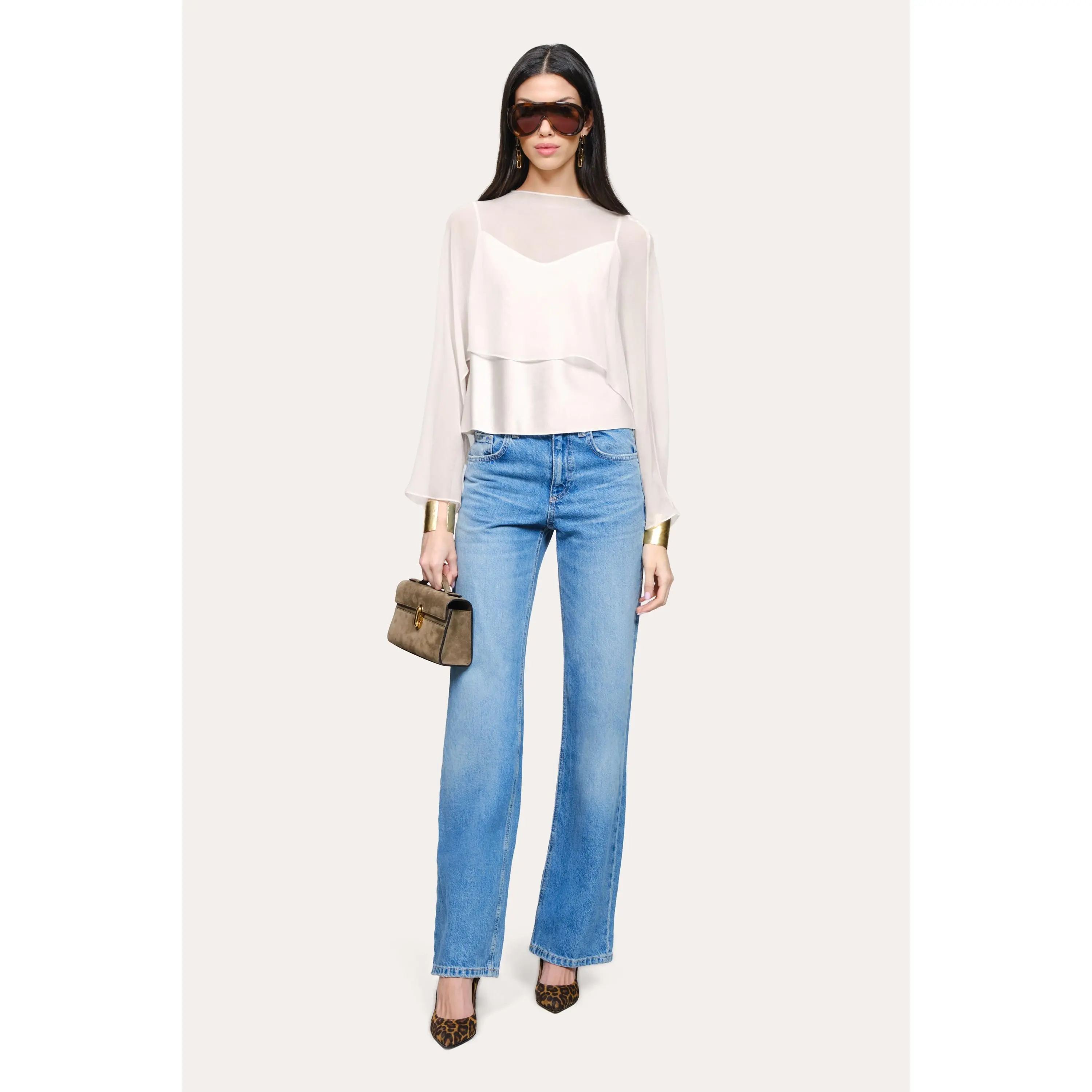 Sienna Silk Overlay Blouse