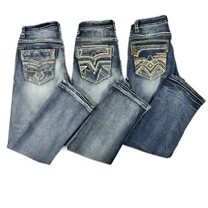 Western Relax Straight/Boot Cut Jeans