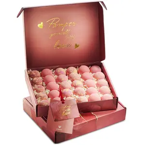 Handmade Bath Bomb Gift Set - 30Pc Bubble Bath Fizzies