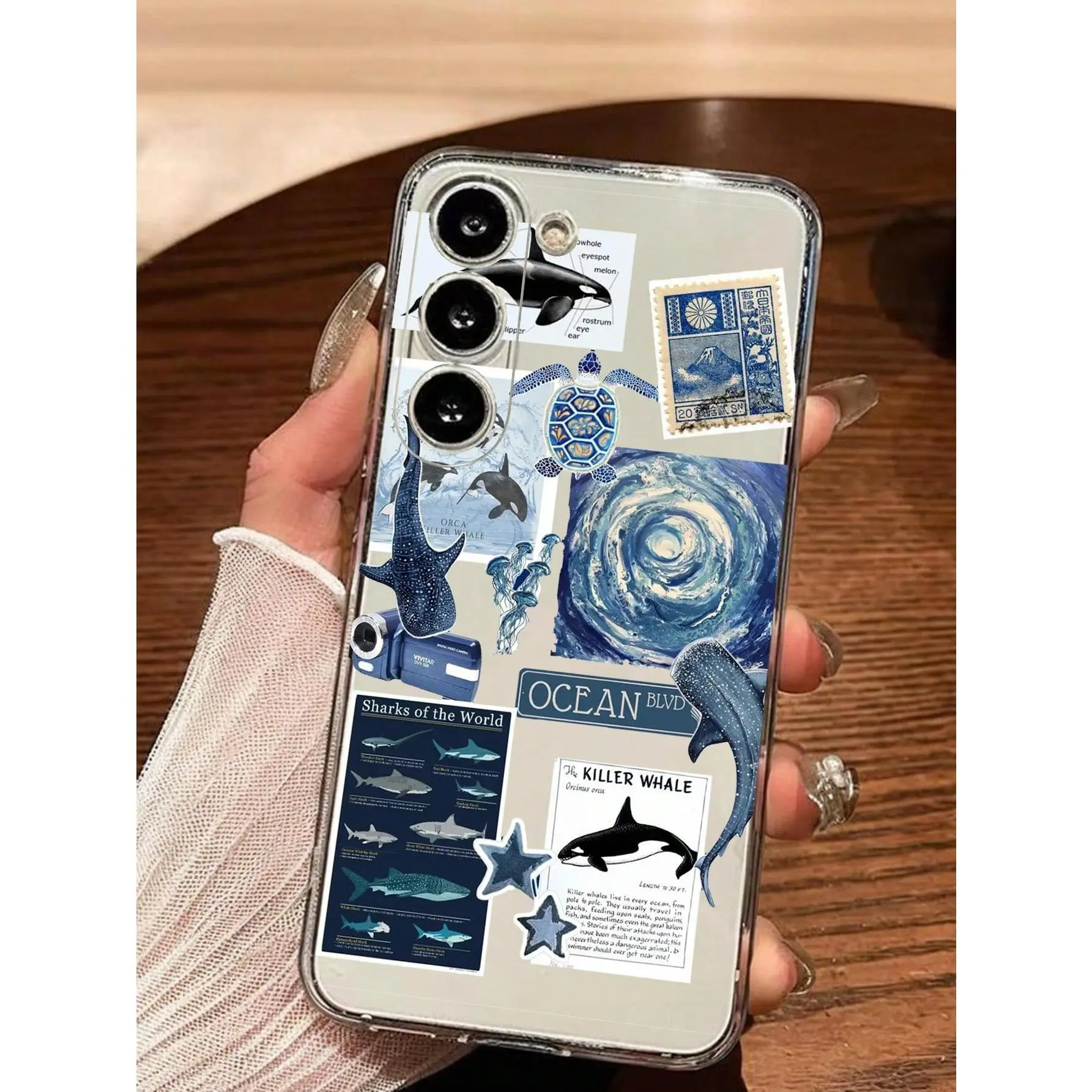 1 ocean blue whale, manta ray, jellyfish, sea turtle soft phone case, perfect couple gift, suitable for iPhone 17/16/15/14/13/12/11/X/XS/XSMAX/XR/7P/8P/17E, a holiday gift for friends, family, and yourself, Accessories, Smartphone, Cellphone, Handheld,sum