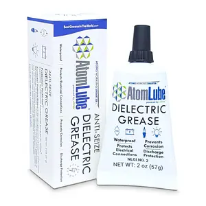 Dielectric Grease, 2 Oz. Tube Waterproof Dielectric Silicone Grease for Electrical Connectors, Switches, Sensors Safe High Temp & Multipurpose Electric Grease