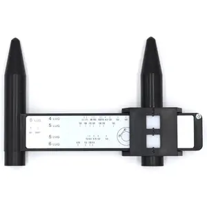 Wheel/Stud Bolt Pattern Measuring Tool/PCD Ruler - 4 5 6 8 Holes Lug Bolt Pattern Gauge