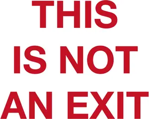 The Backfires - This Is Not An Exit - Translucent Blood Red  [VINYL RECORD - LP] Colored Vinyl, Red