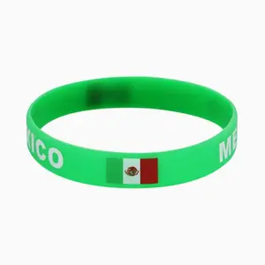 1pc Usa Spain Mexico World Cup Support Bracelet, Soft Skin-Friendly, Portable, High Durability, Fashionable, Ideal for Sports Events