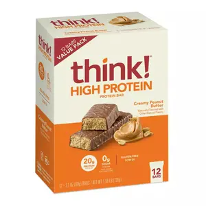 Think!High Protein Creamy Peanut Butter Bars