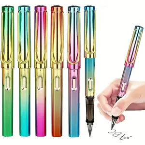 3 Pcs Eternal Pencil Inkless pencil with eraser-Eternal pencil with replaceable nib suitable for writing, sketching, and painting