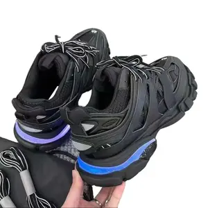 2026 Luxury Designer Track 3.0 LED Sneakers  Retro Bright Light-Up Shoes, Premium Upper Shock-Absorbing Cushion, Anti-Slip Sole, Warm for Sporty Street Fashion & Daily Wear!