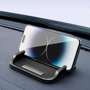 Car Universal Phone Holder Creative Multi-Functional Dashboard Support Navigation Stand Anti-Slip Pad Car Interior Decor Car Phone Holders
