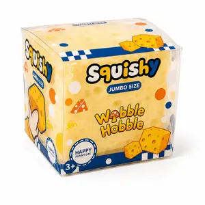 Non-Rebounding Wobble Hobble Vaseline Cheese Squishy Toy, Stress Relief Toy for Kids