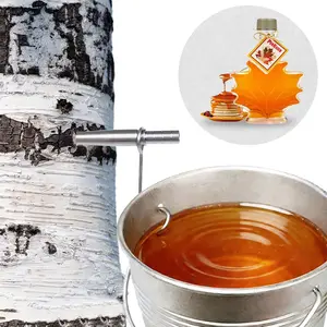 1 set of maple syrup collection tapping kit, drip irrigation+hook, stainless steel maple faucet, maple syrup collection drip tool