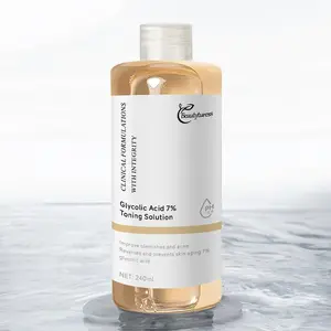 Glycolic Acid Facial Soaking Essence Exfoliating & Hydrating Fruit Acid Skin Refining Toner for Smooth Bright Skin