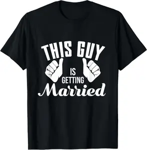 100% Cotton Groom To Be Bachelor Party Future Wedding Husband Gift T-Shirt